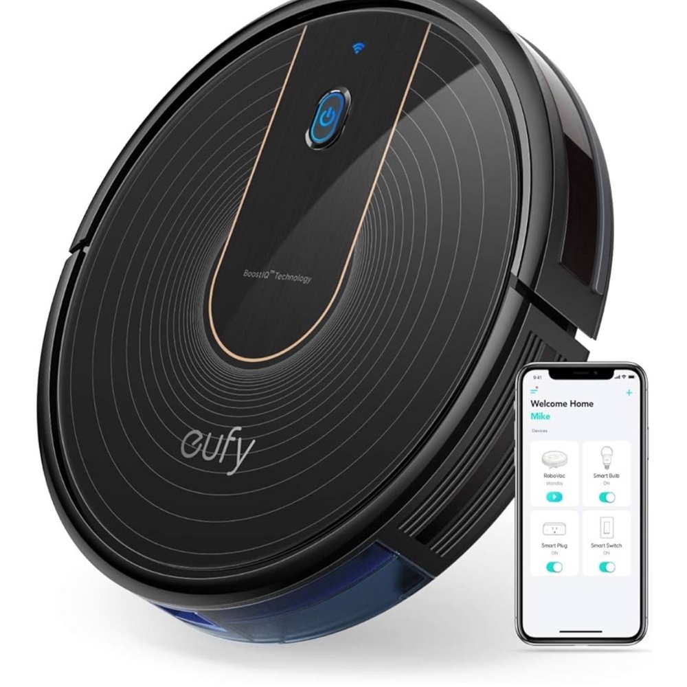 Eufy Black Robotic Vacuum Cleaner